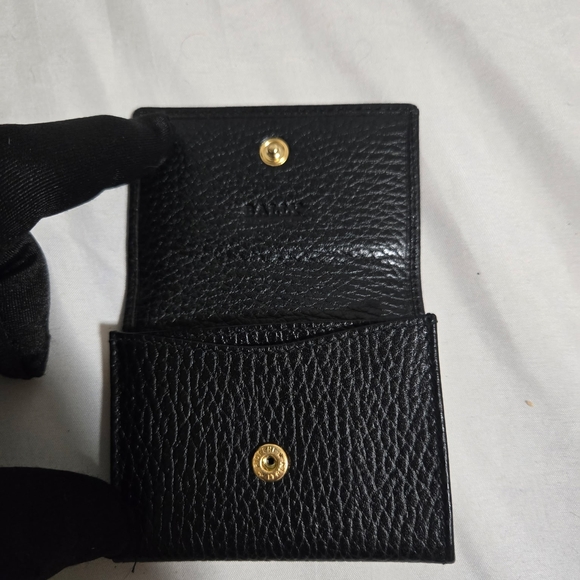 Bally Black Leather Coin Wallet - Picture 7 of 12